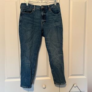 Old Navy High Rise O.G. Straight Medium Wash Size 12